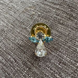 CRYSTAL ANGEL PIN